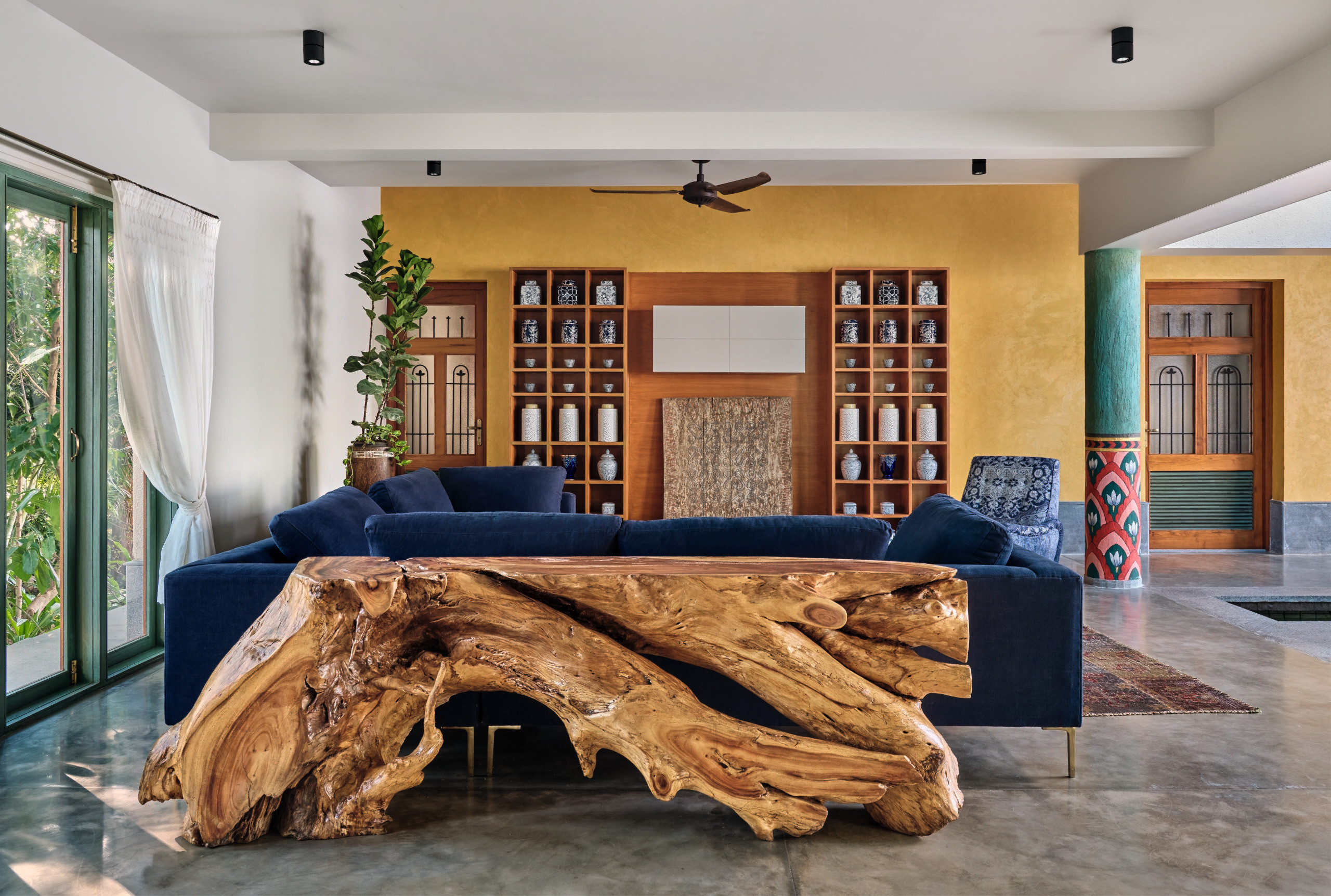 Houzz Индия: Большой дом в тропическом стиле