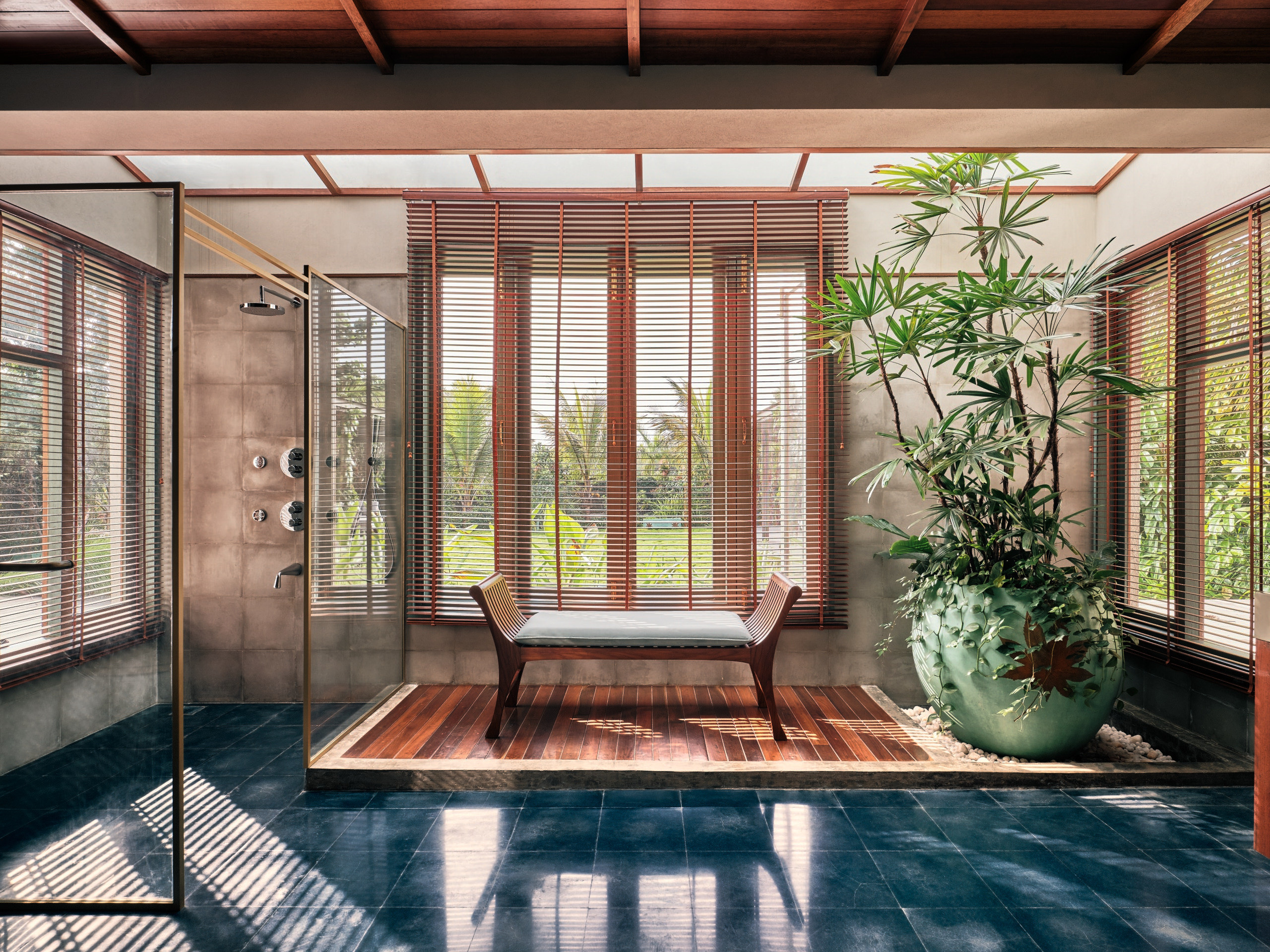 Houzz Индия: Большой дом в тропическом стиле