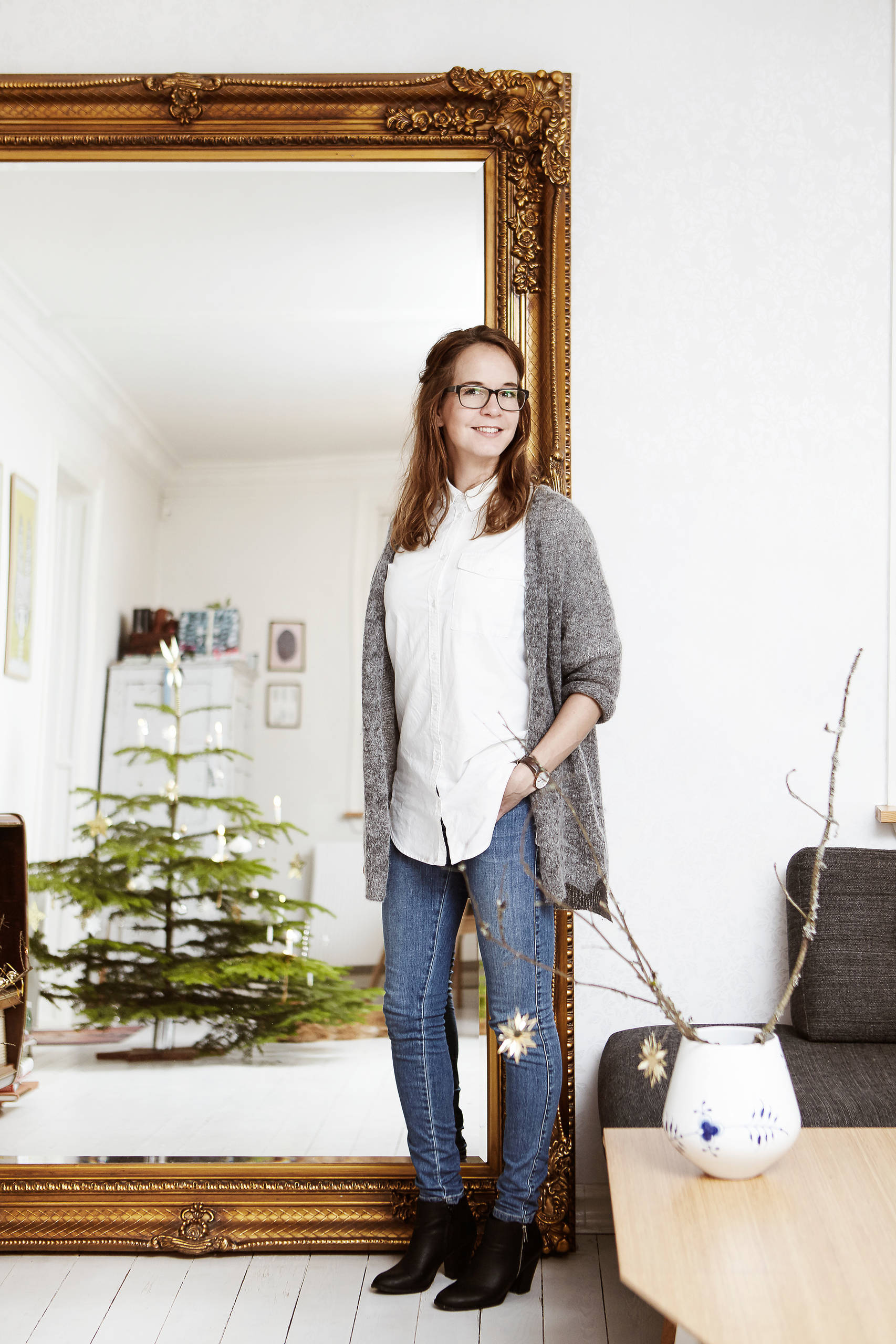 Houzz Дания: Сканди-шик —новогодний декор из природных материалов