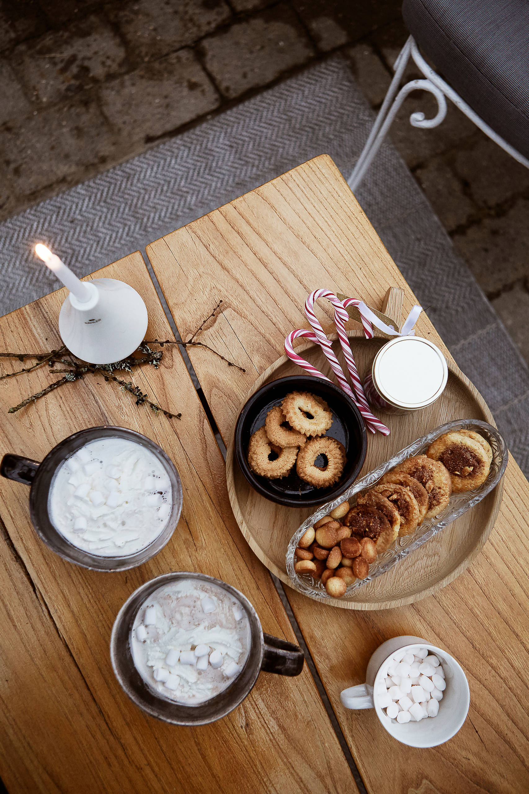 Houzz Дания: Сканди-шик —новогодний декор из природных материалов