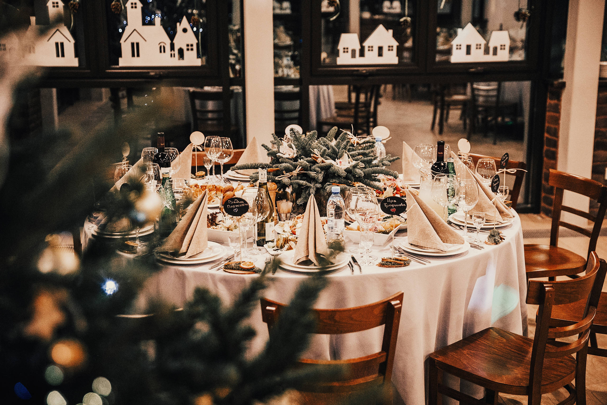 Личный опыт: Свадьба и декор пространства в новогоднем стиле