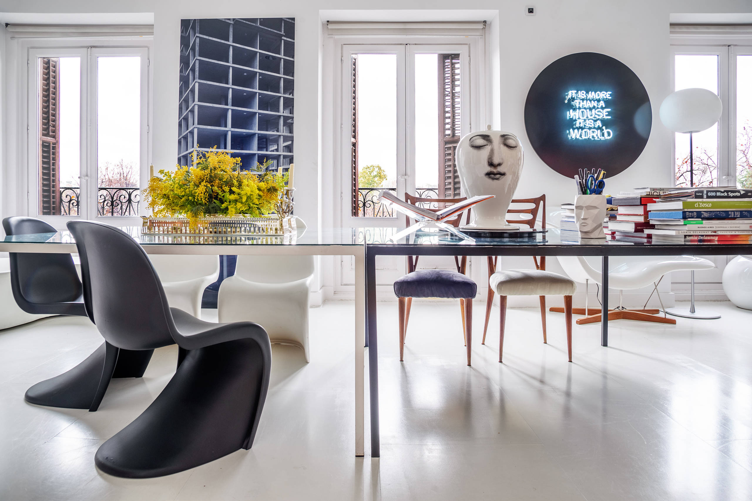 Houzz Испания: Дом архитектора, полный ярких красок