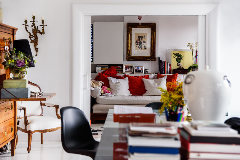 Houzz Испания: Дом архитектора, полный ярких красок