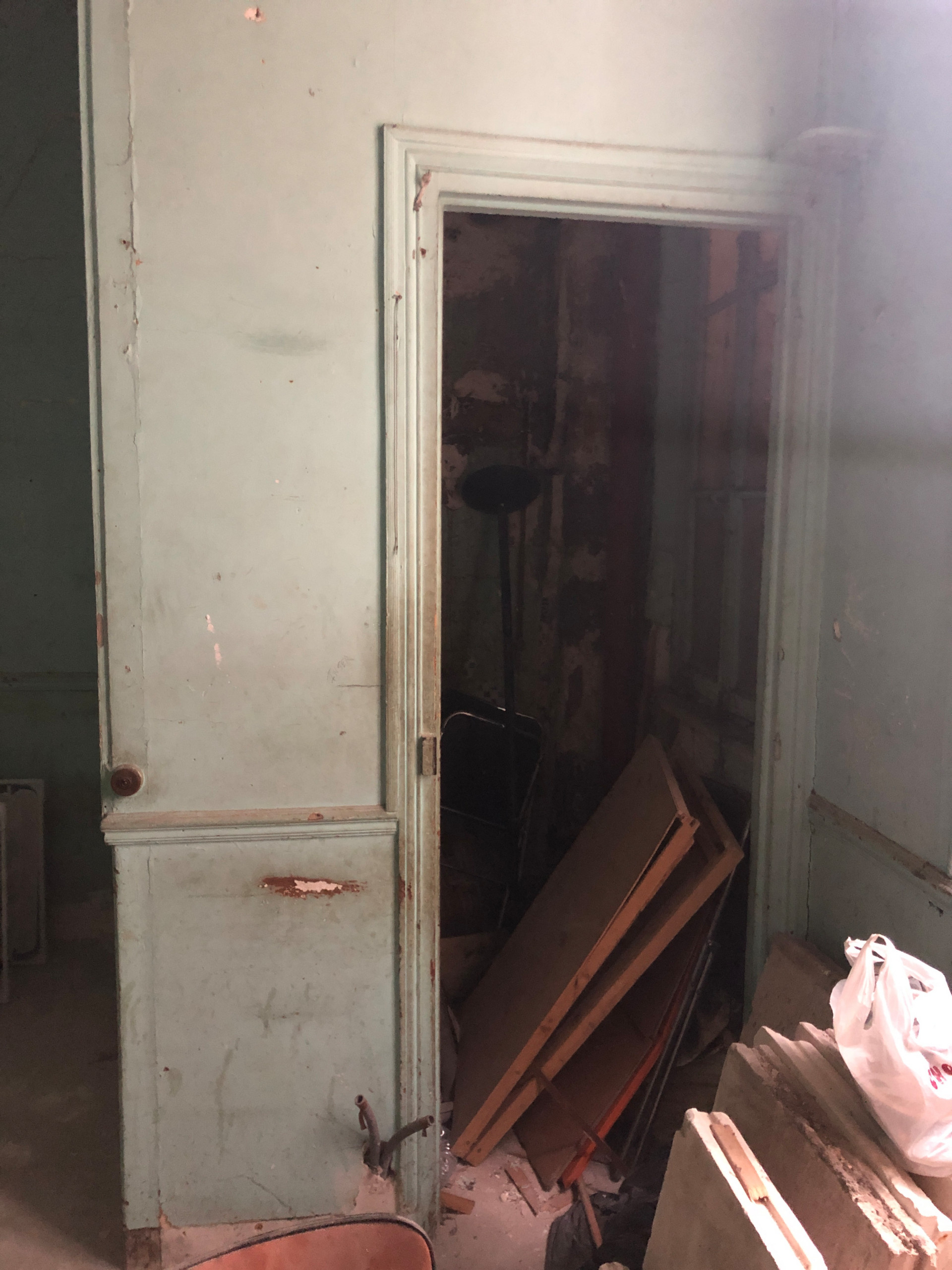 До и после: студия 19 кв.м с огромными потолками