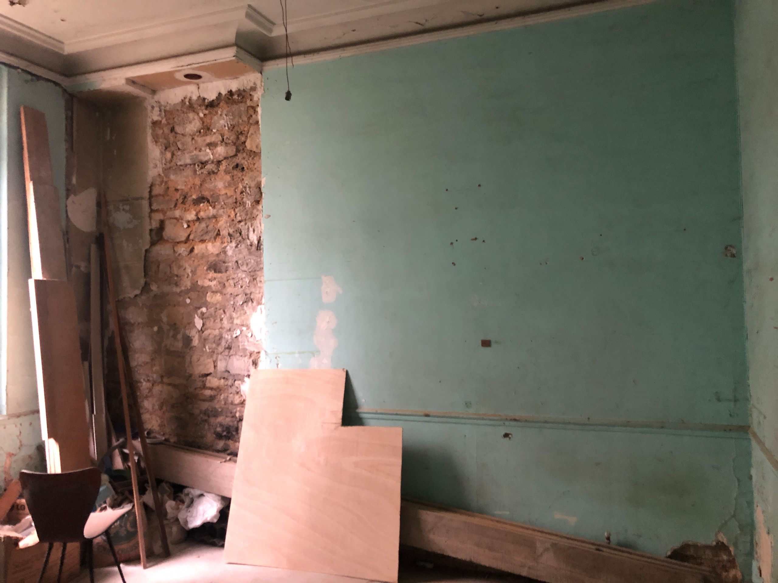 До и после: студия 19 кв.м с огромными потолками