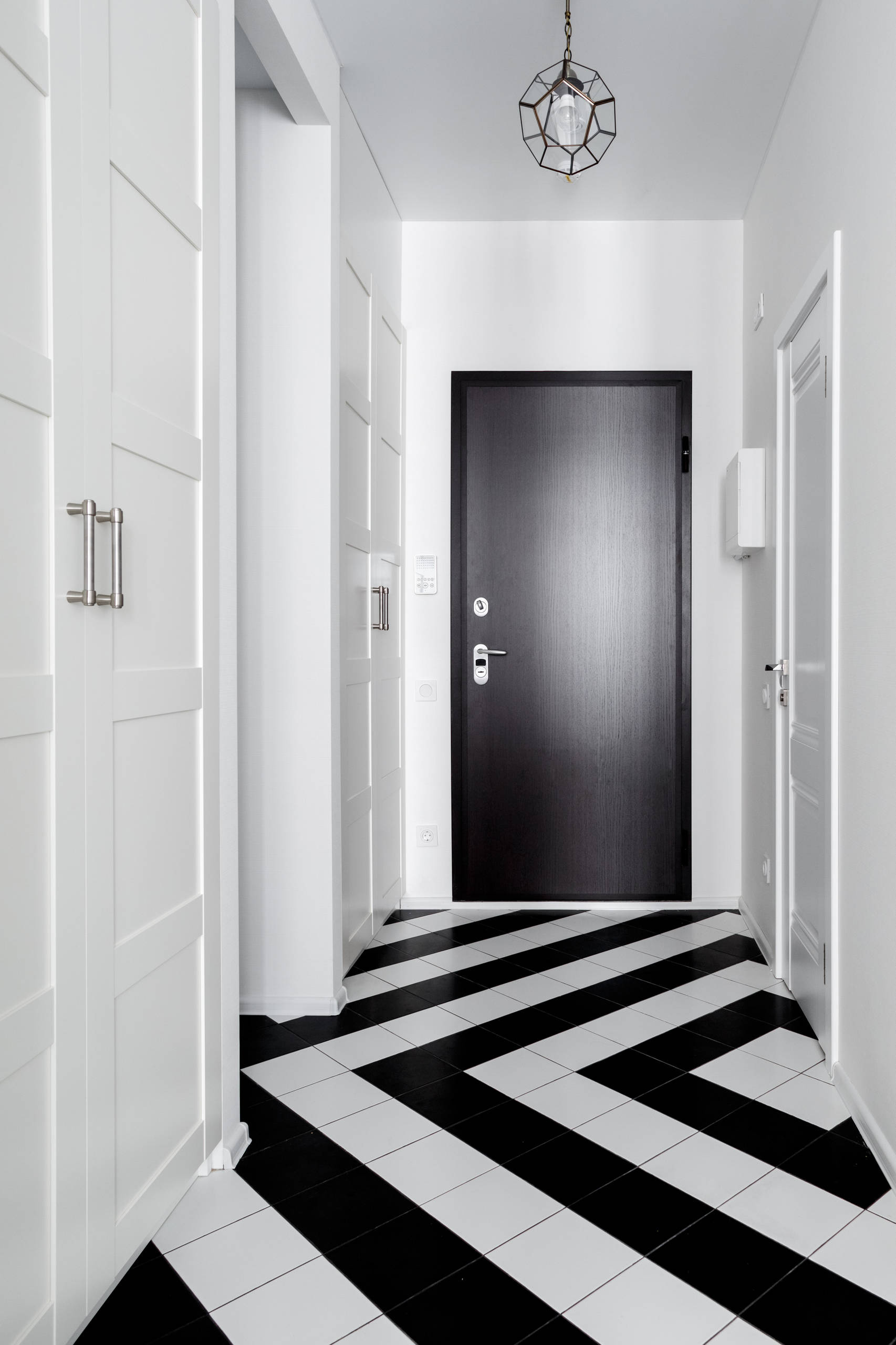 Houzz тур: 43 метра черно-белого ар деко