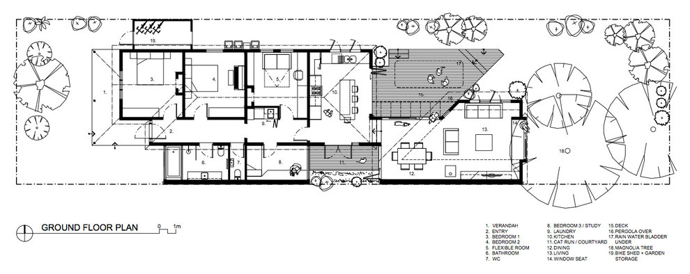 Houzz Австралия: Дом на узком участке увеличили вдвое