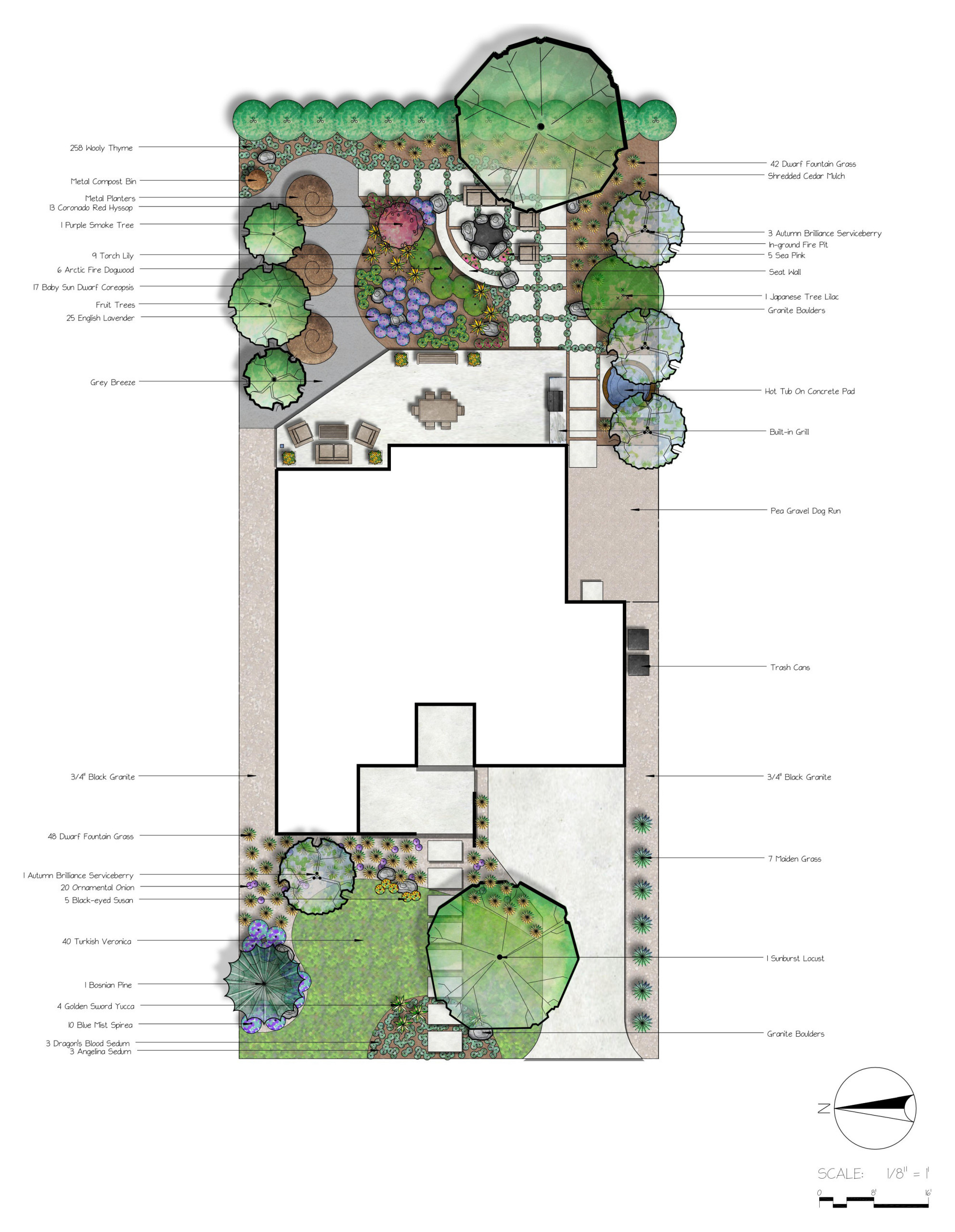 До и после: 4 участка с эффектным кострищем