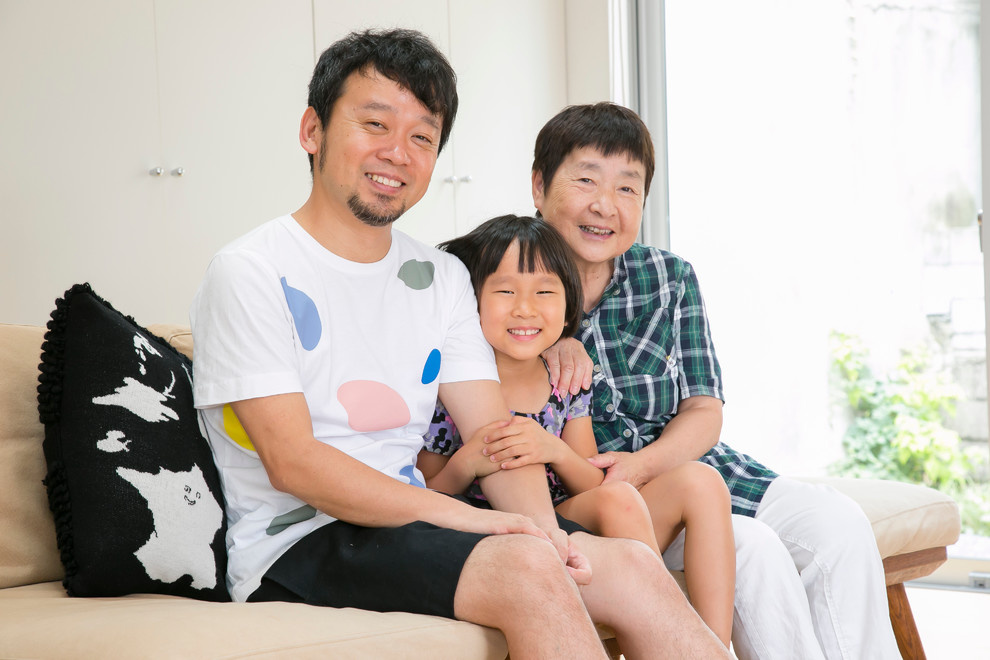 Houzz Япония: Квартира в Осаке для нескольких поколений семьи