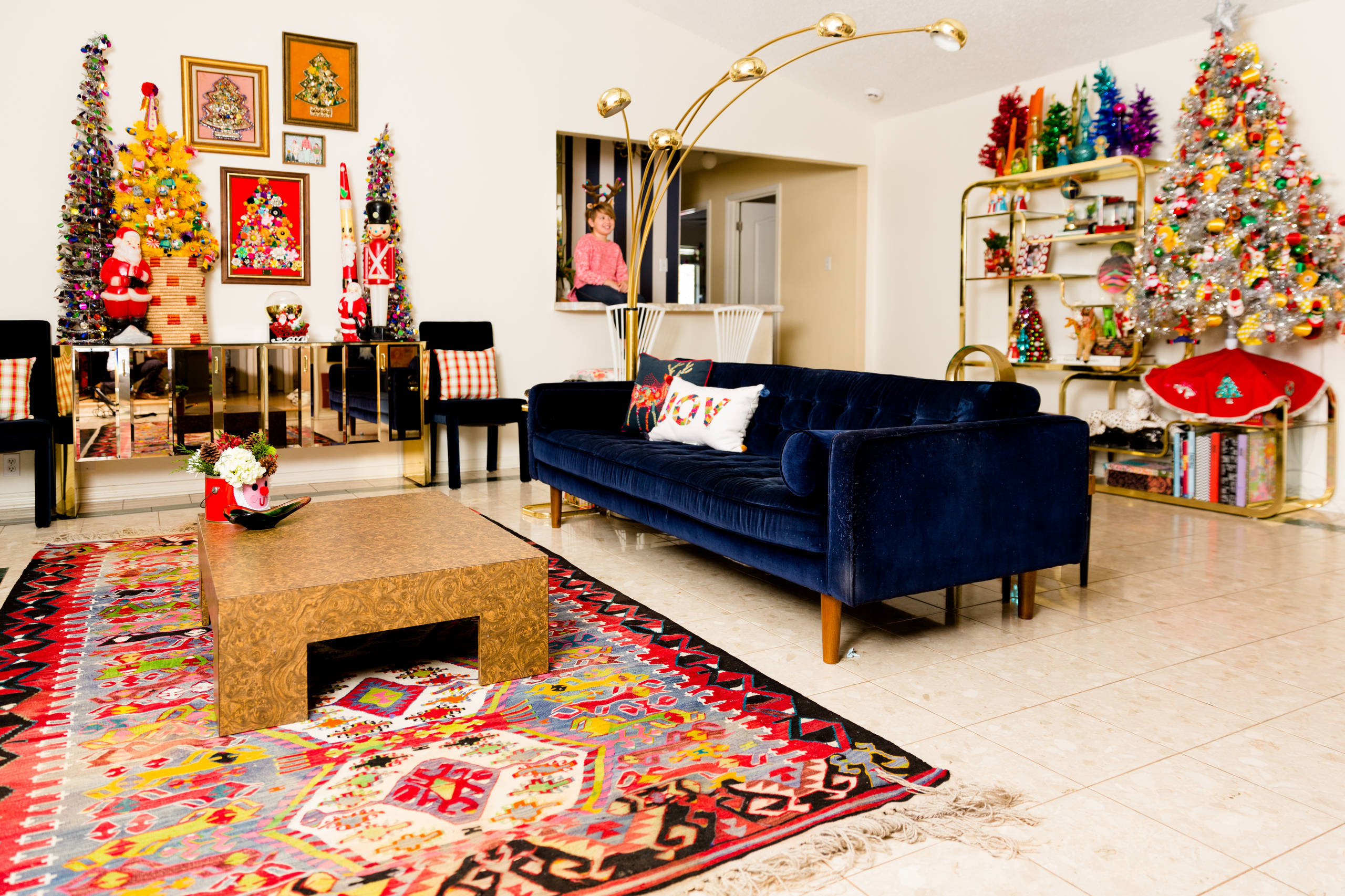 Houzz США: Дом в техасском Остине, где наряжают десятки елок