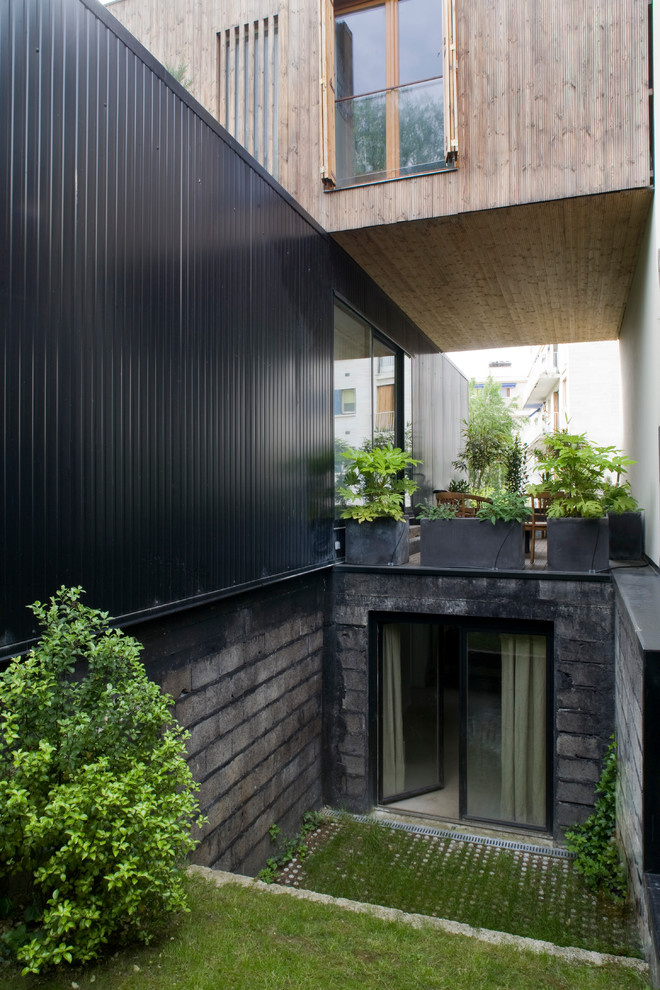 Houzz Франция: Модульный дом с «подвыподвертом»