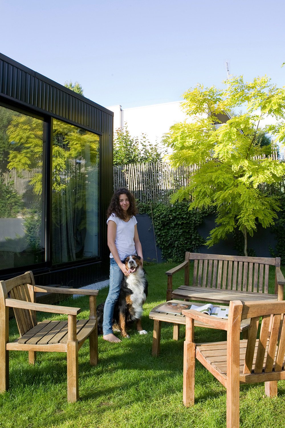 Houzz Франция: Модульный дом с «подвыподвертом»