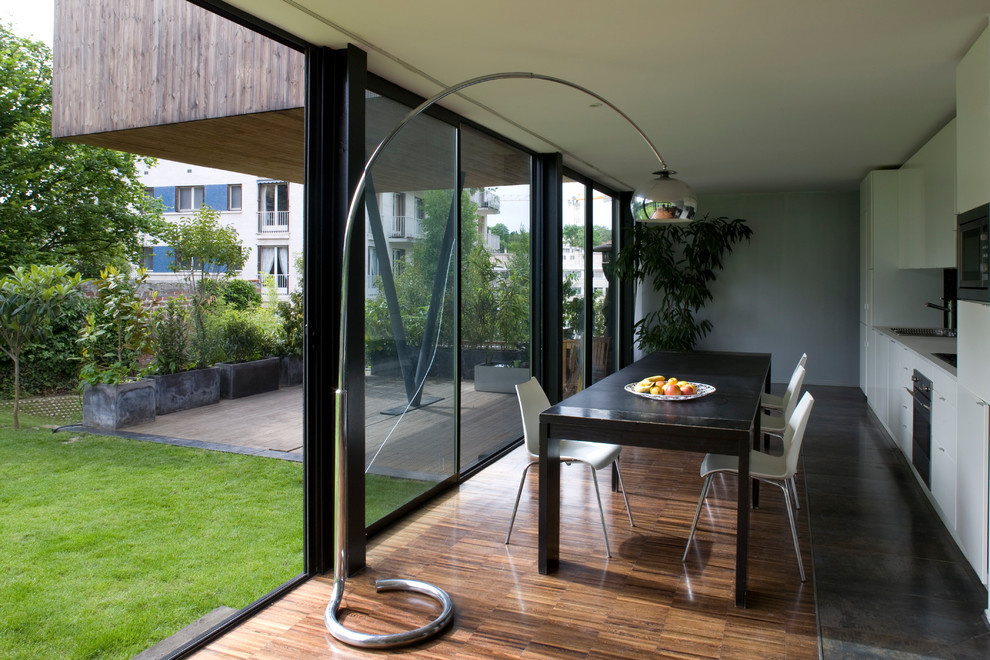 Houzz Франция: Модульный дом с «подвыподвертом»