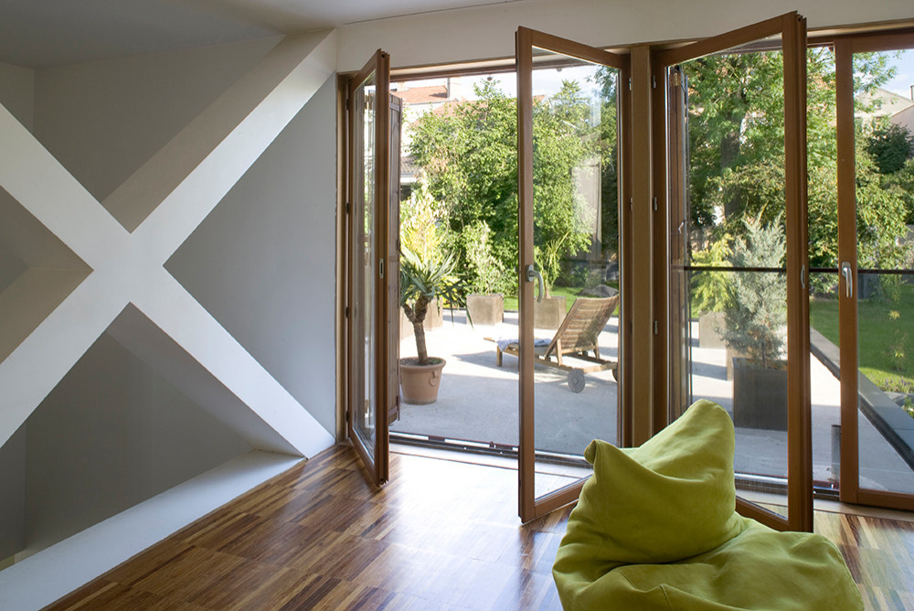 Houzz Франция: Модульный дом с «подвыподвертом»