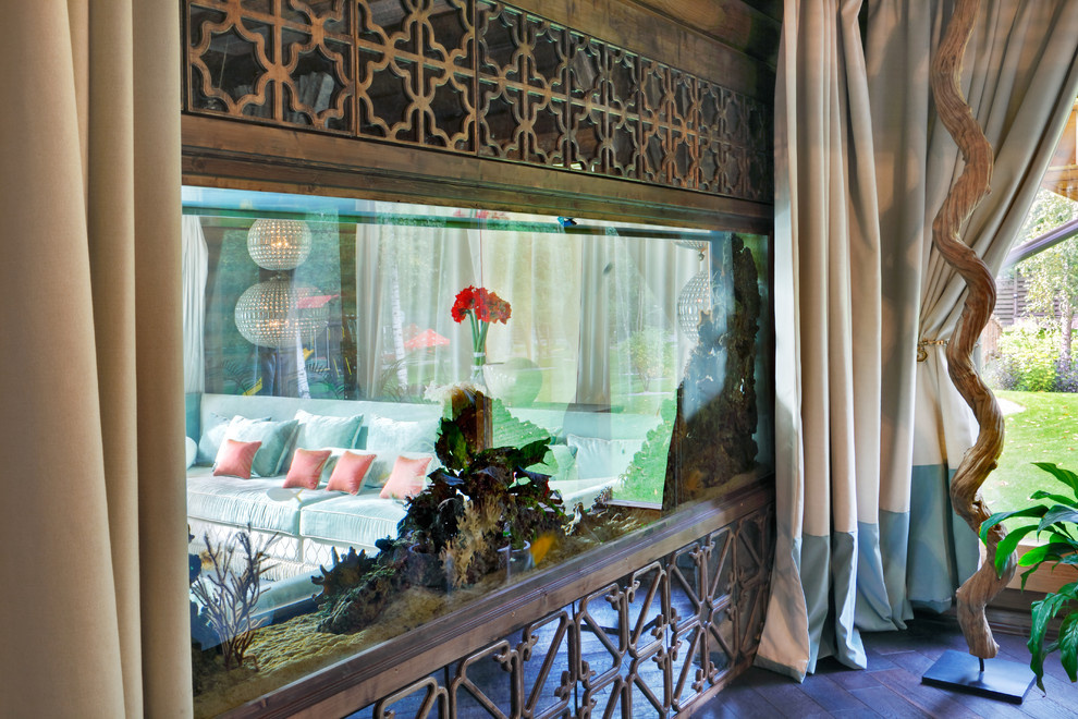 Houzz тур: Cовременная подмосковная усадьба в деревянном срубе