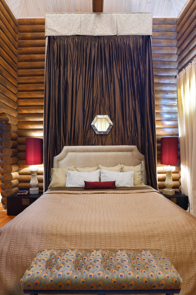 Houzz тур: Cовременная подмосковная усадьба в деревянном срубе