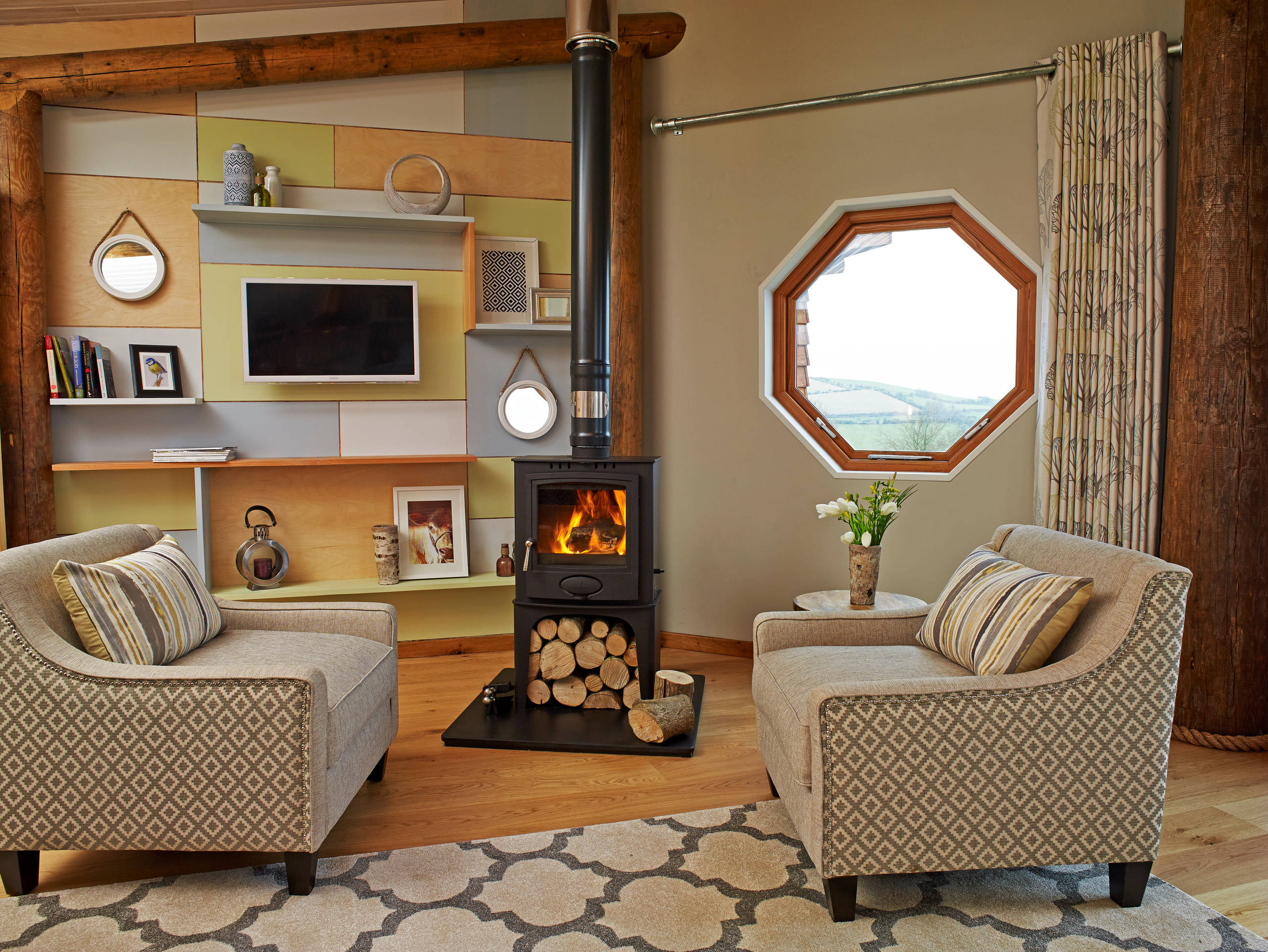 Houzz Британия: Восьмиугольный дом в Западном Уэльсе