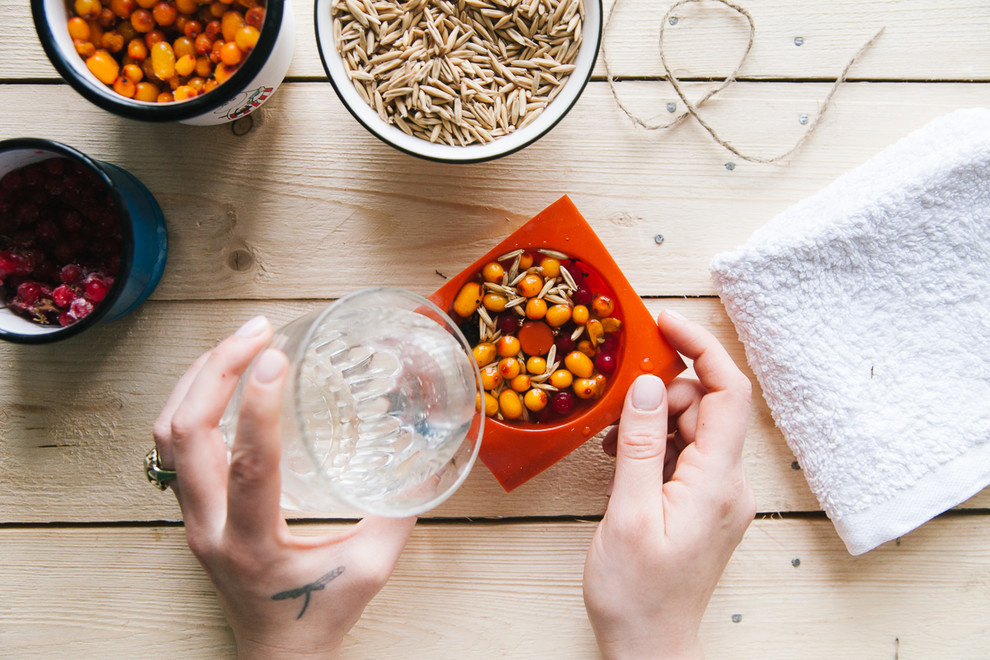 DIY: Ледяная кормушка для птиц своими руками