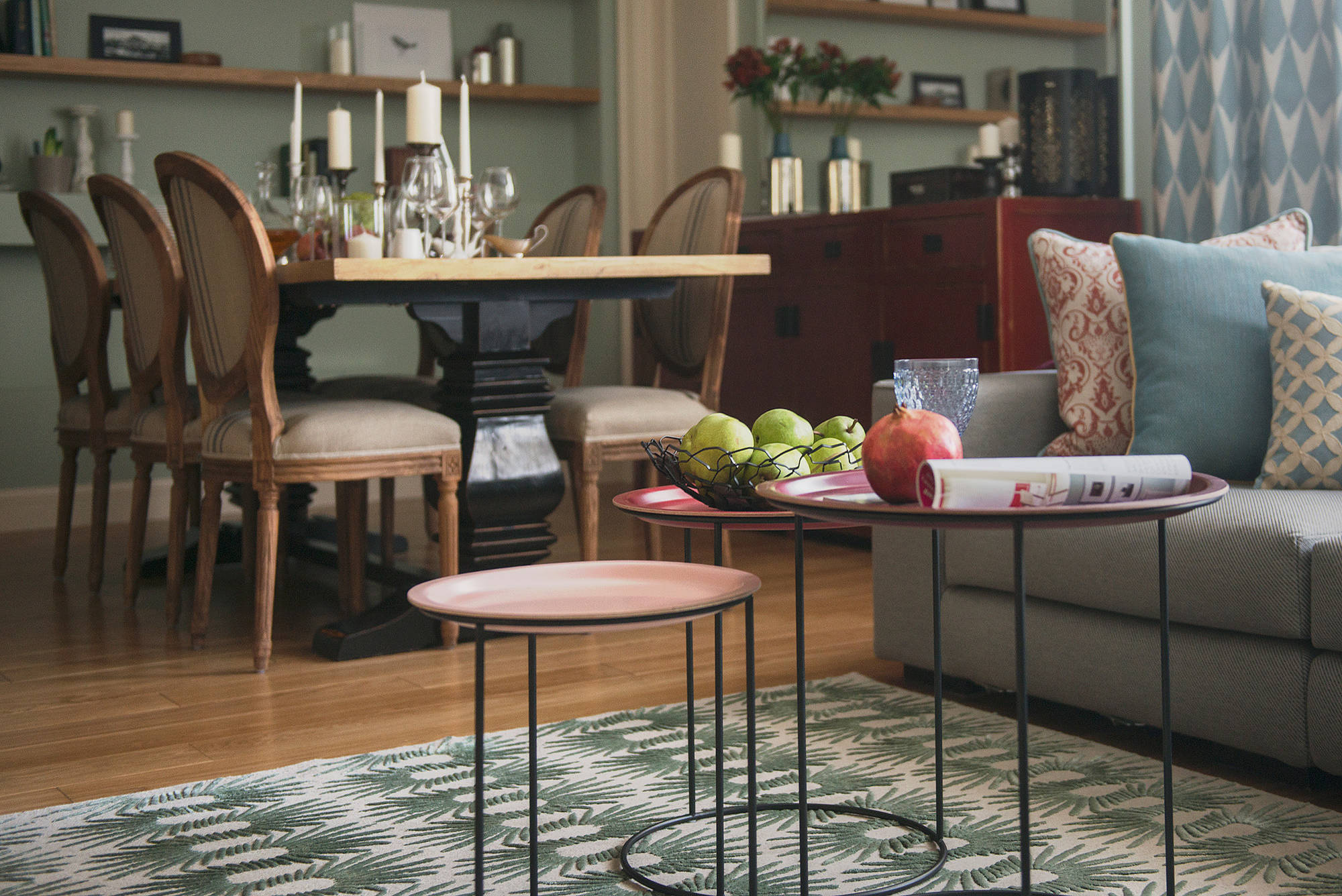 Houzz тур: Яркая эклектика для владельцев, которые хотели все и сразу