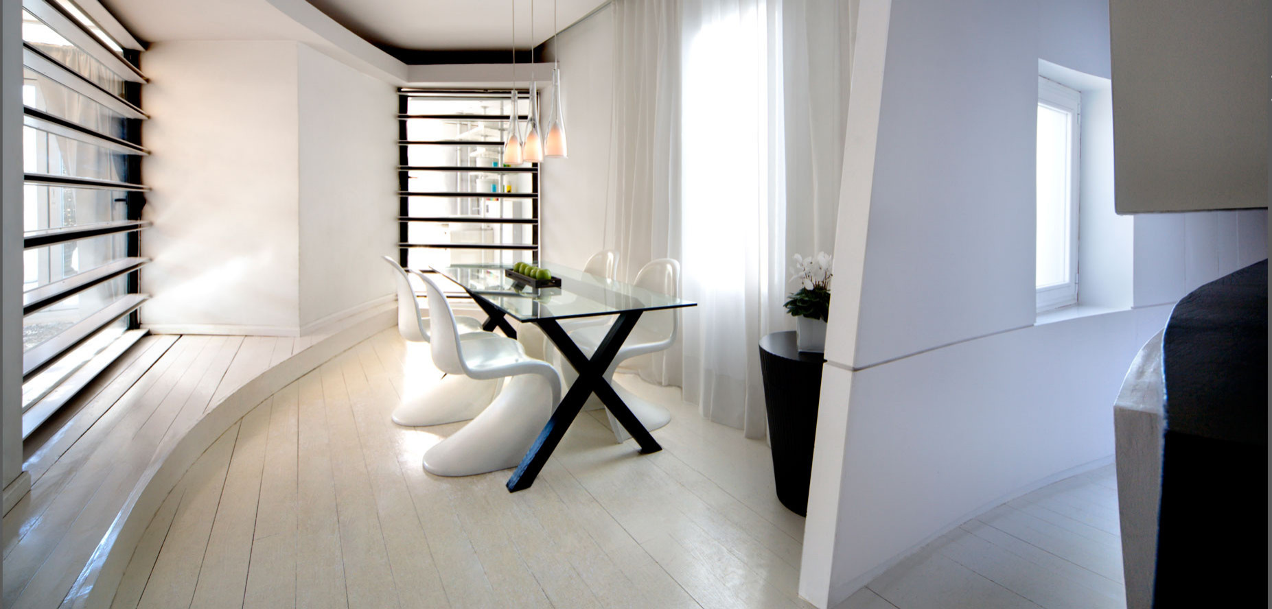 Houzz Испания: Пентхаус с хитрой планировкой в Мадриде