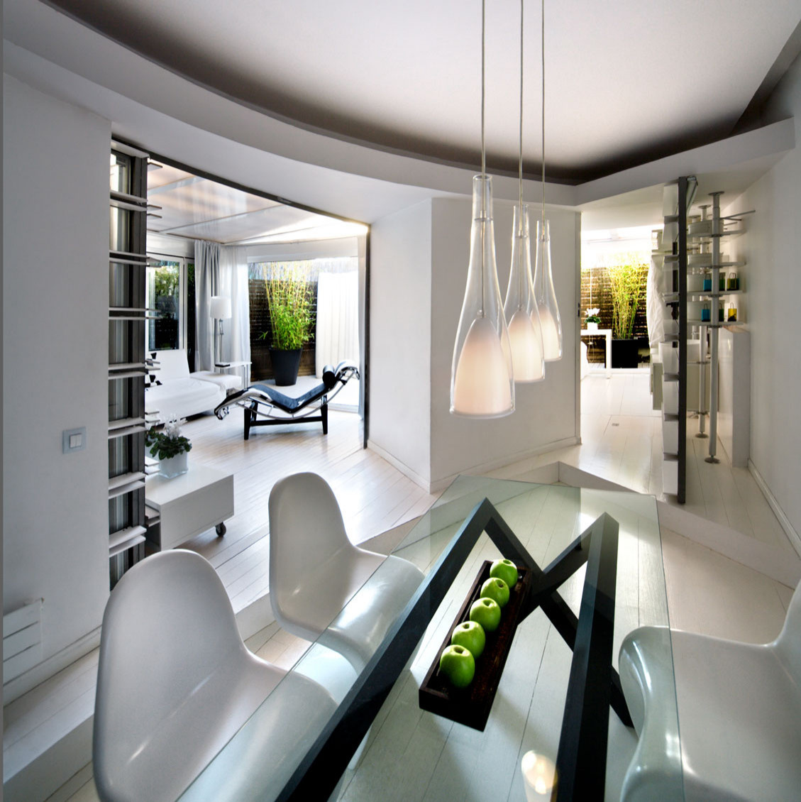 Houzz Испания: Пентхаус с хитрой планировкой в Мадриде