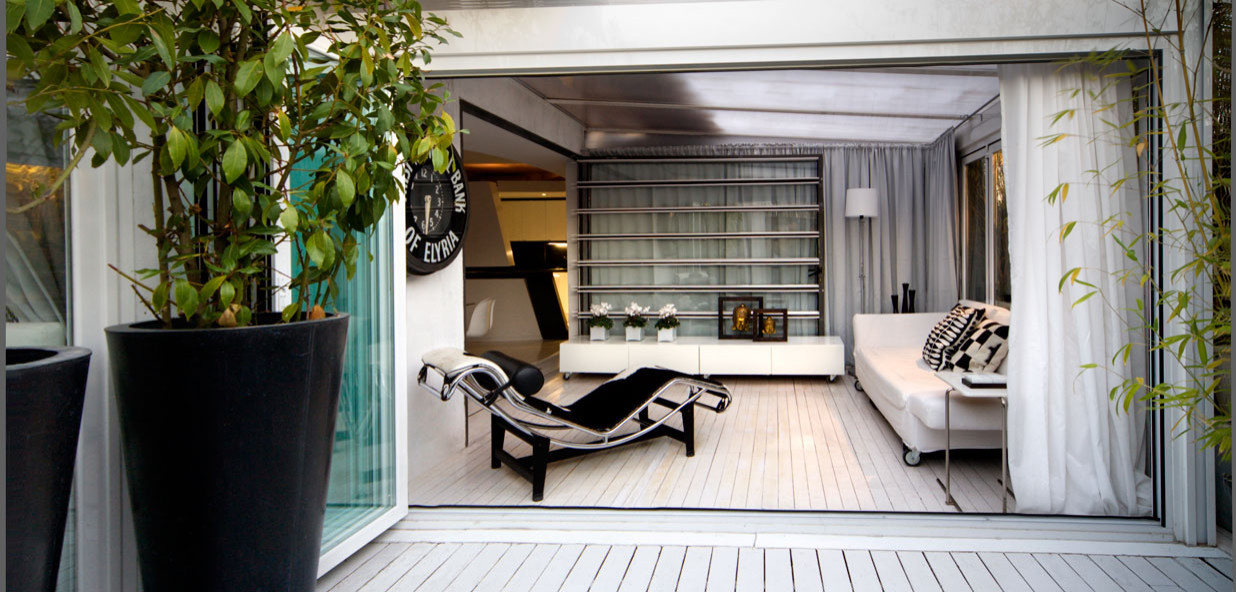 Houzz Испания: Пентхаус с хитрой планировкой в Мадриде