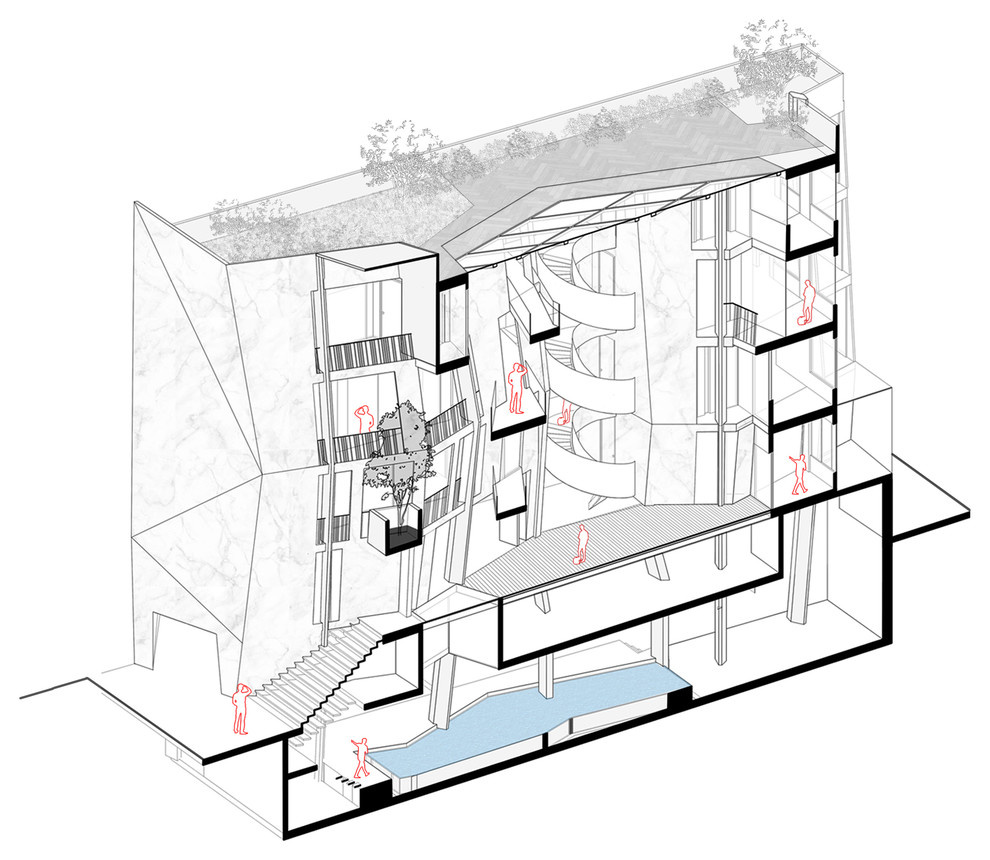 Houzz Индия: Дом, словно треснувший посередине