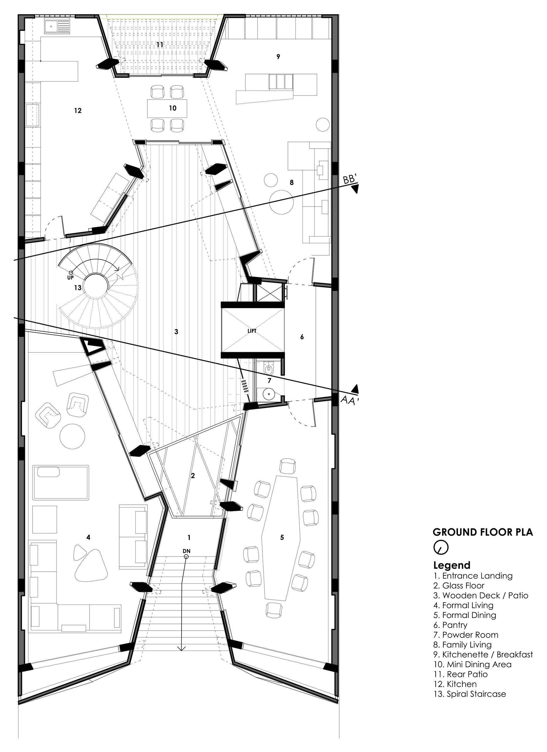 Houzz Индия: Дом, словно треснувший посередине