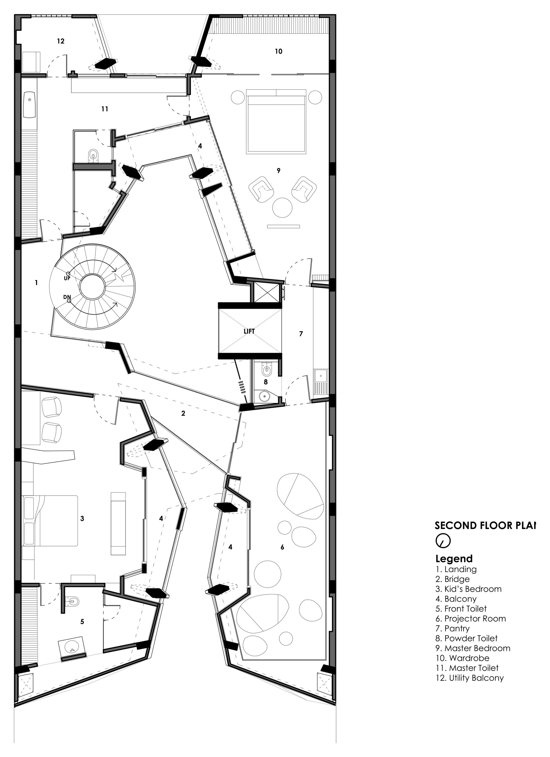 Houzz Индия: Дом, словно треснувший посередине