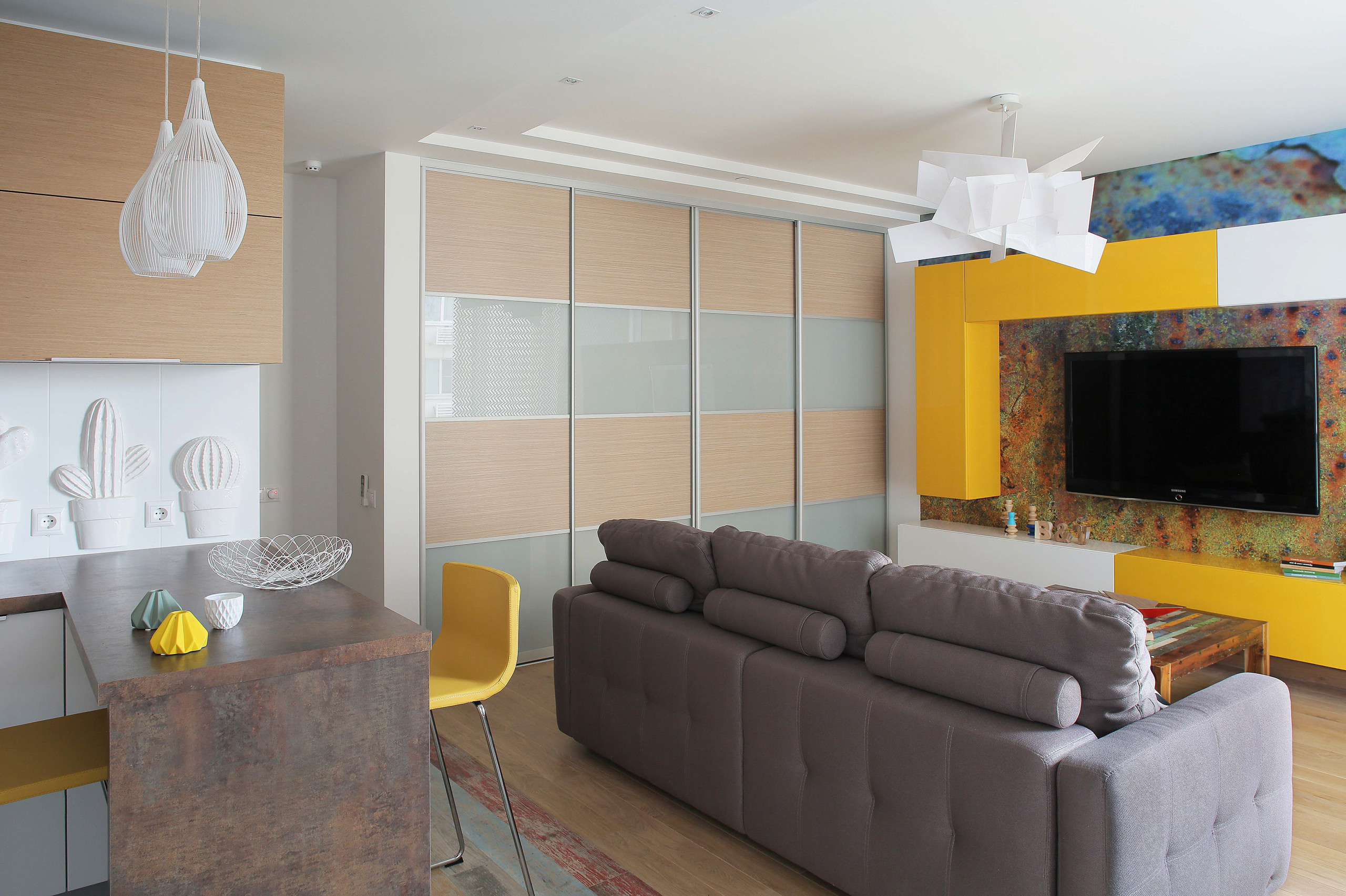 Houzz тур: Жизнерадостная квартира с видом на Москва-Сити