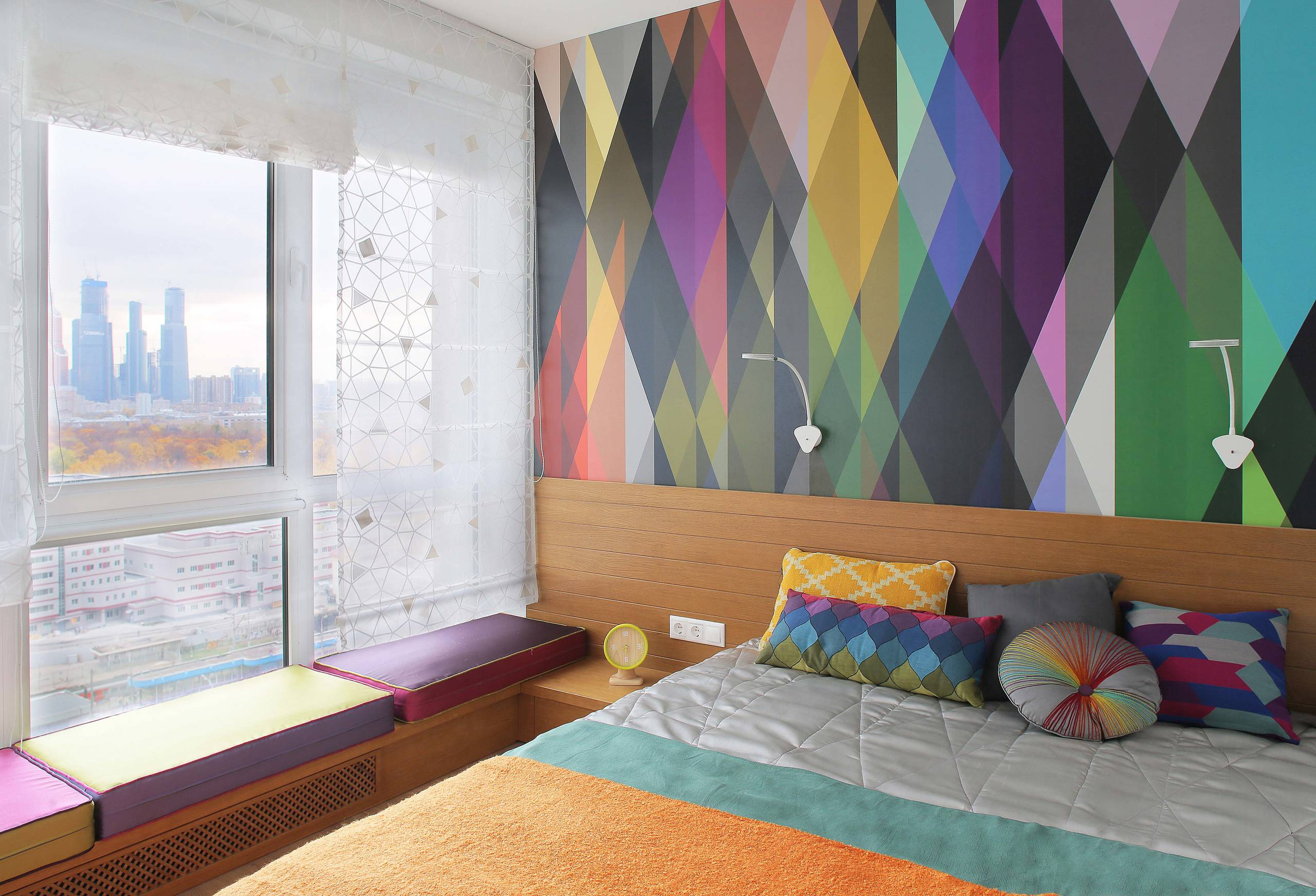 Houzz тур: Жизнерадостная квартира с видом на Москва-Сити