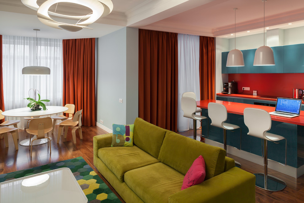 Houzz тур: Яркая квартира с собственной спа-зоной