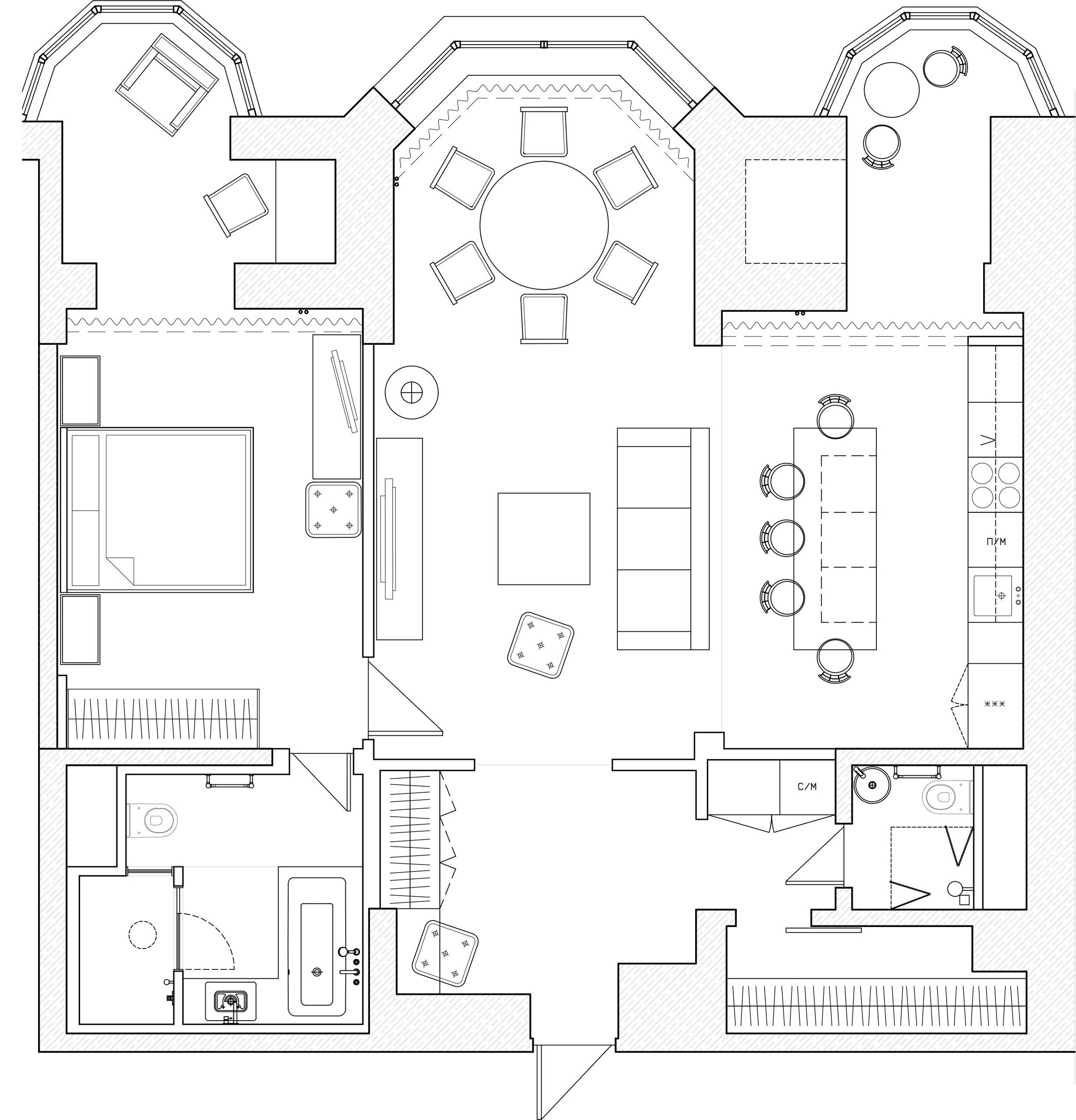 Houzz тур: Яркая квартира с собственной спа-зоной