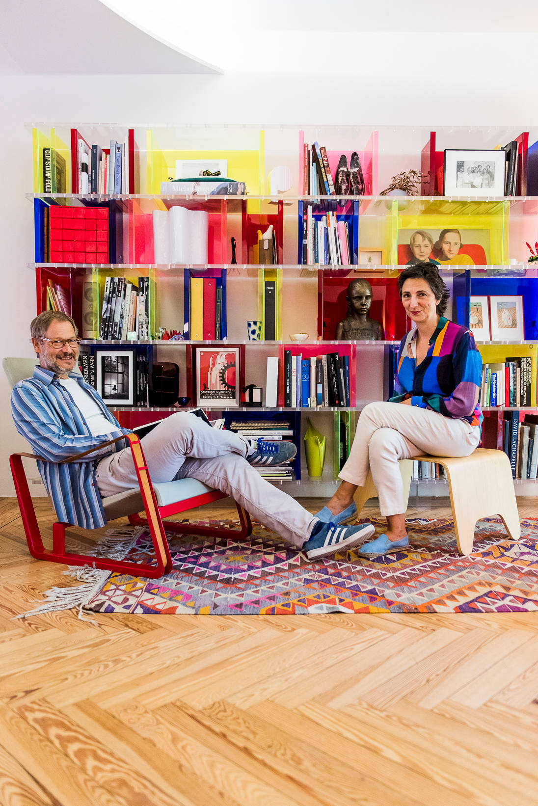 Houzz Испания: Дом для семьи архитекторов, полный ярких красок