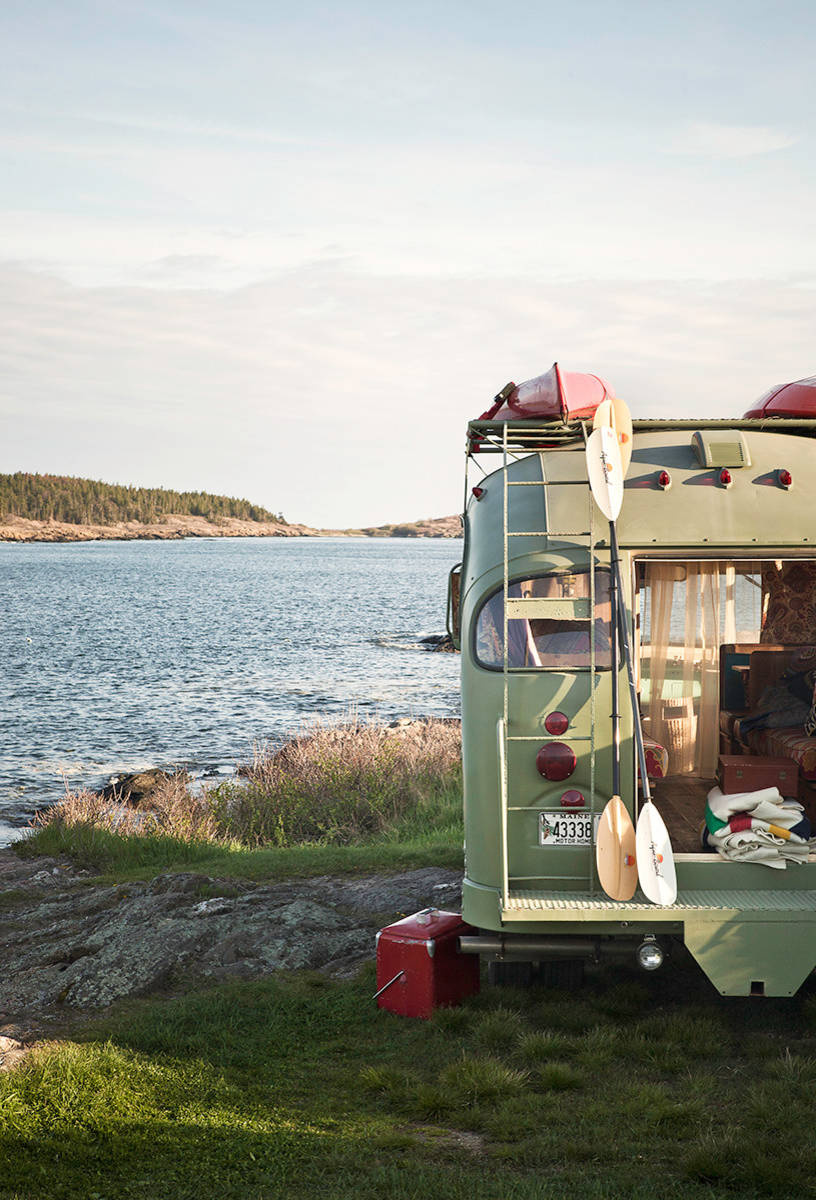 Houzz США: Хиппи-шик в автобусе «Шевроле» 1959 года