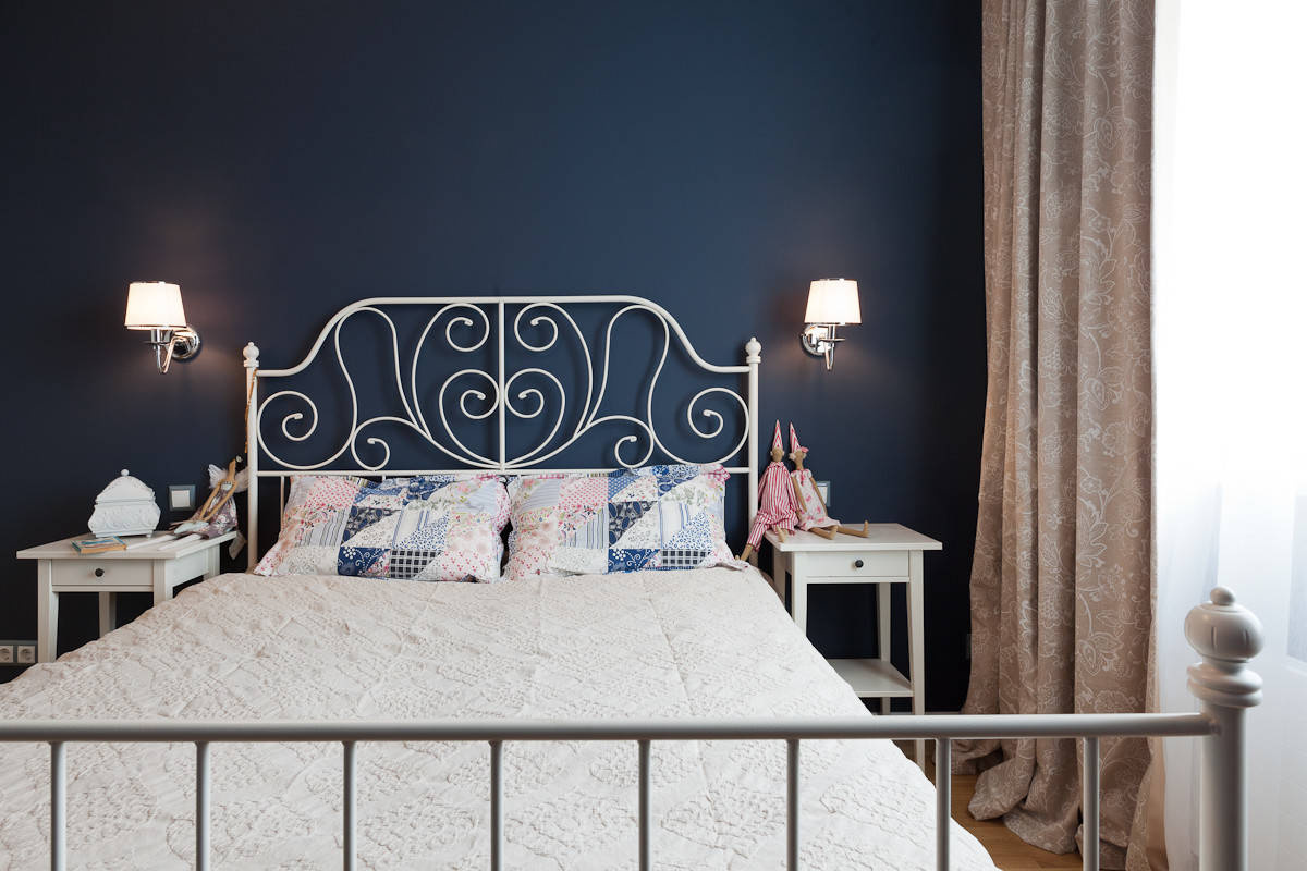 Houzz тур: Квартира со стенами цвета неба и «тропической» детской