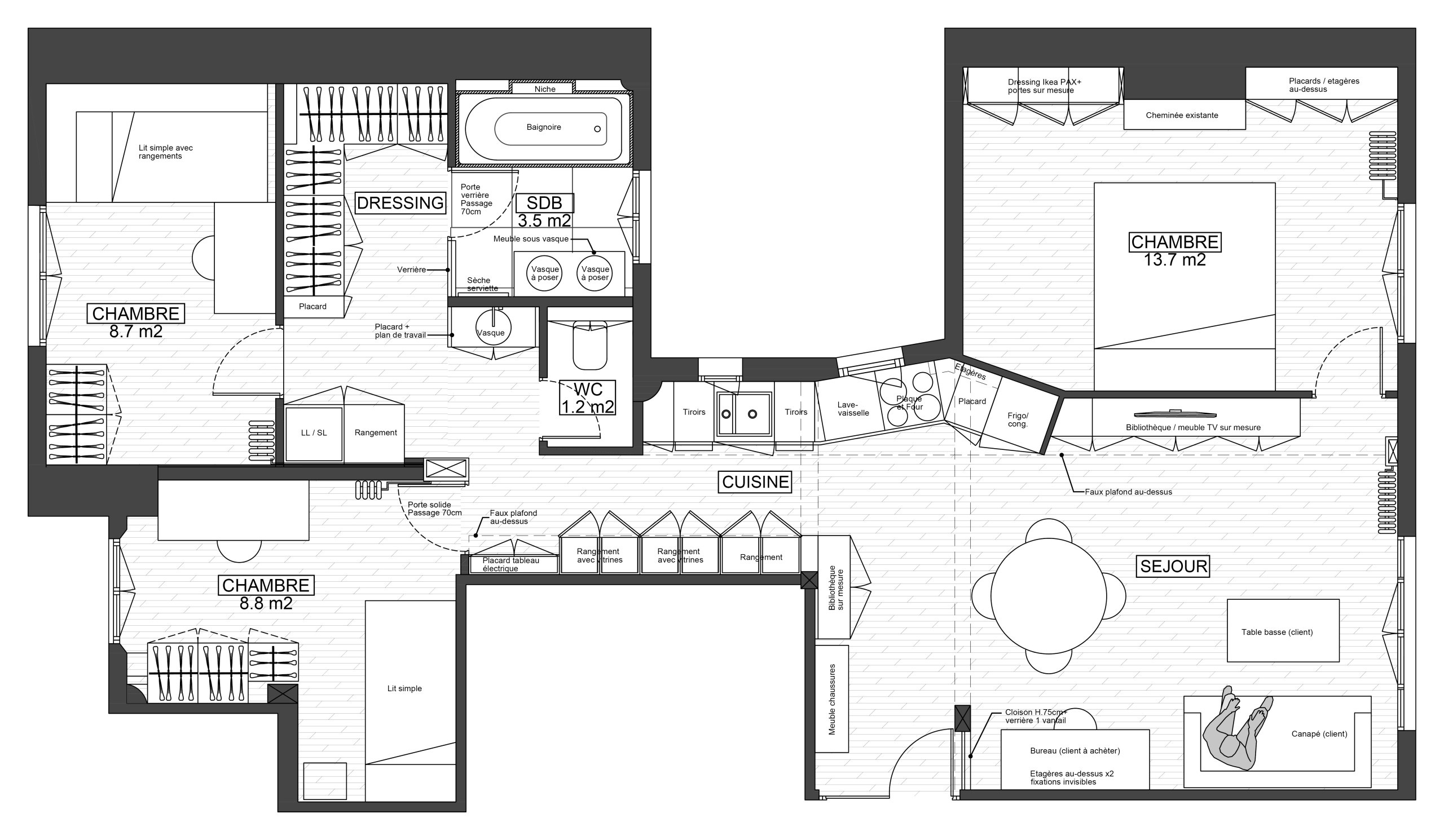 До и после: 5 проектов, где кухня оказалась в коридоре