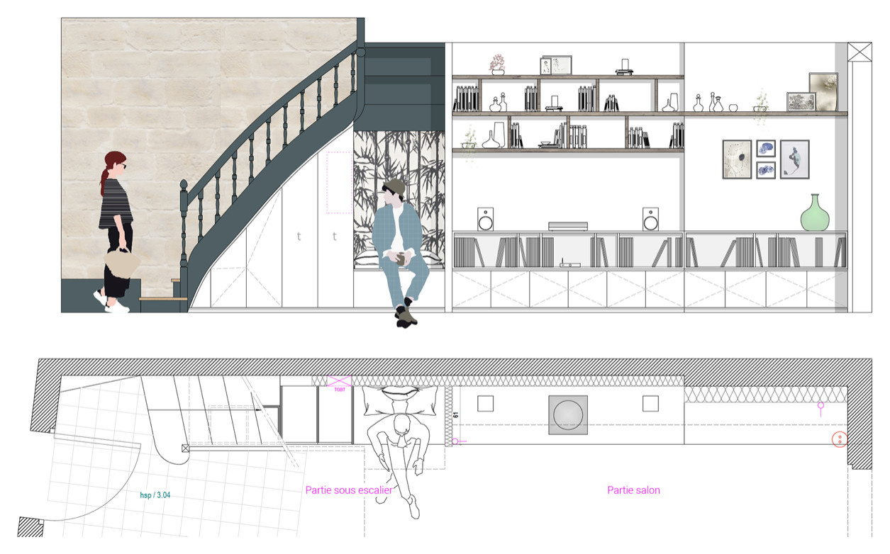 Место под лестницей: 4 проекта с остроумной планировкой