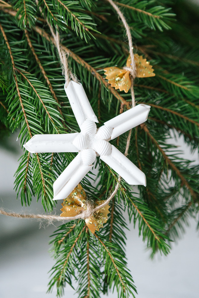 Своими руками: Елочные игрушки — поделки из макарон