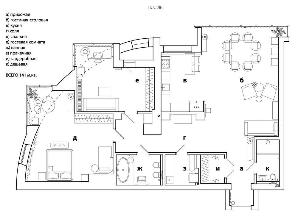Houzz тур: Квартира с панорамными окнами на Крестовском острове
