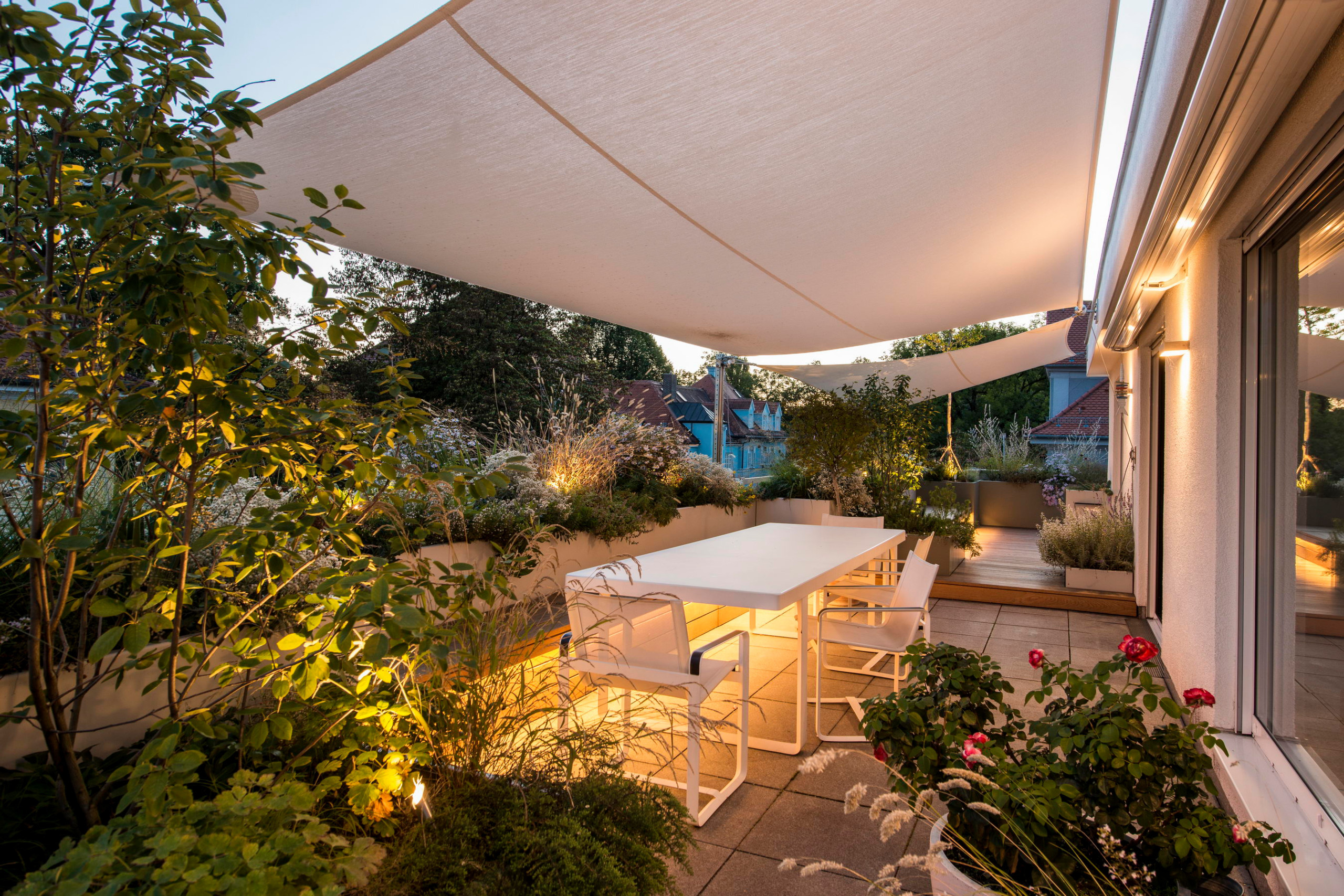 Проект недели: Озеленение террасы на крыше в Мюнхене