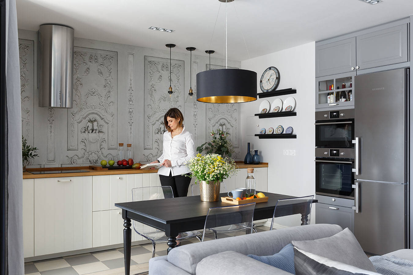 Houzz тур: Интерьер в цветах Петербурга