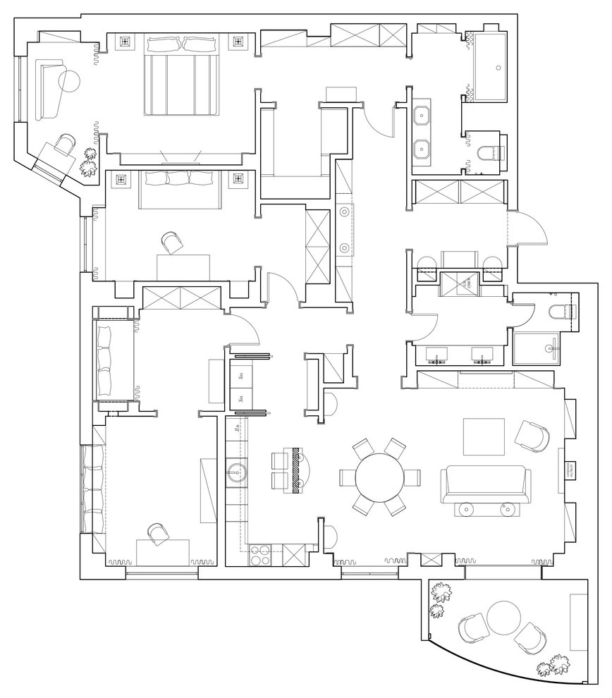 Houzz тур: Квартира с жирафом в Орле