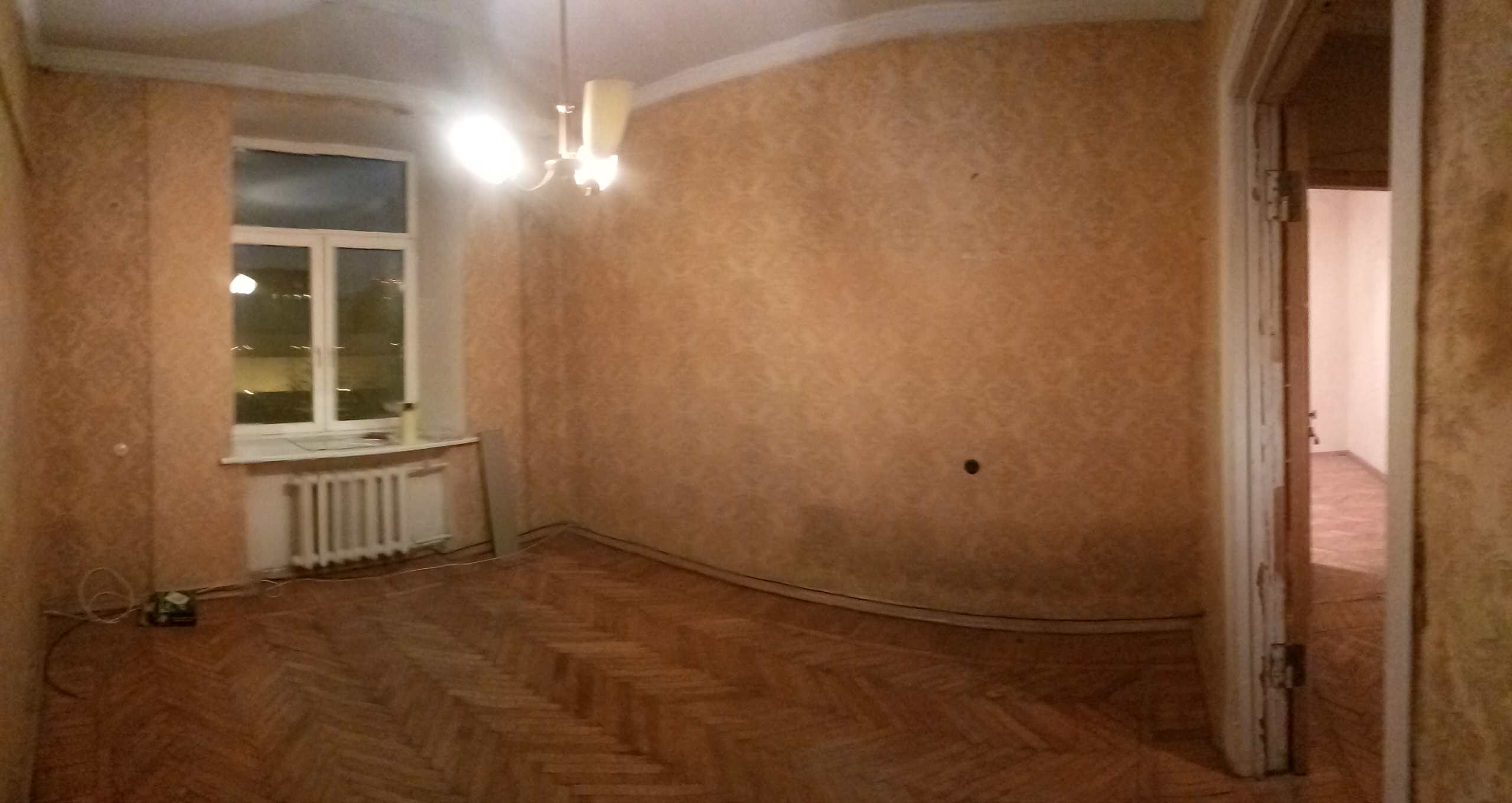 До и после: 54 кв.м — с шестом в гостиной и двумя гардеробными