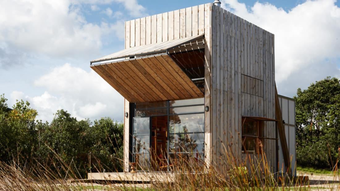 Houzz Новая Зеландия: Мобильный пляжный дом для любителей серфинга