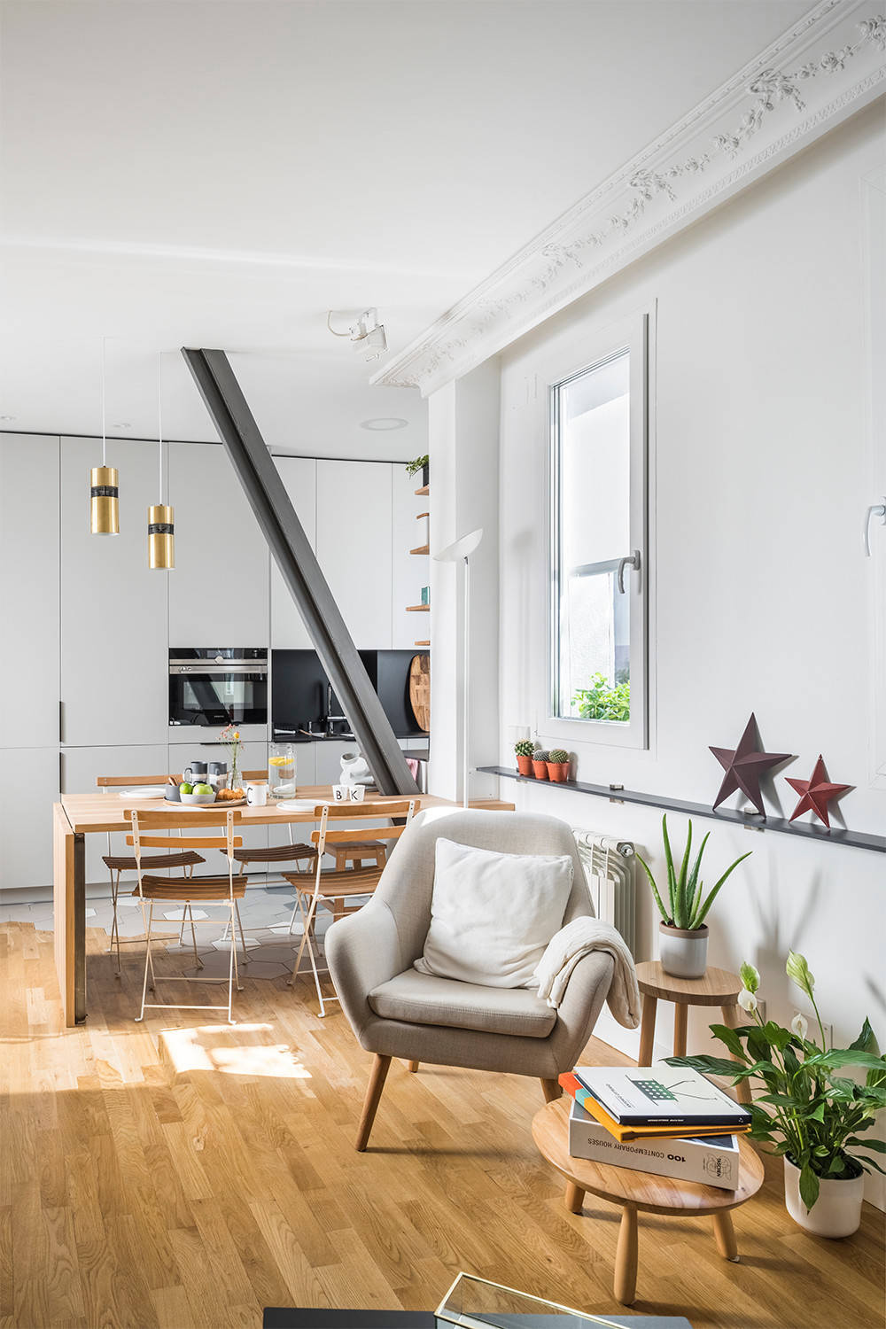 Houzz Испания: Квартира, в которой ремонт начался ради гостей