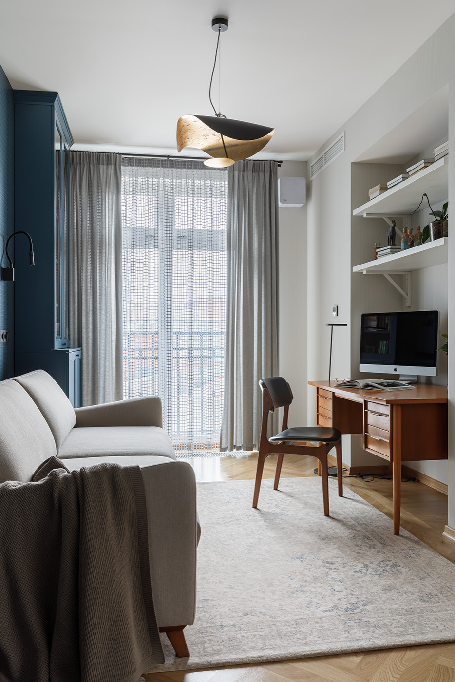 Houzz тур: Квартира с радиусной планировкой