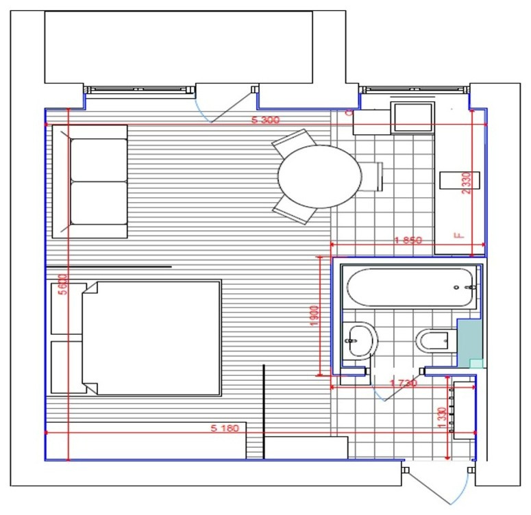 Houzz тур: Из однокомнатной хрущевки — в удобную студию
