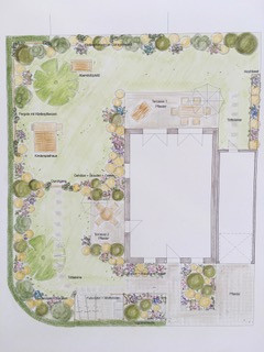 Сад недели: 4 сотки в Берлине — угловой участок