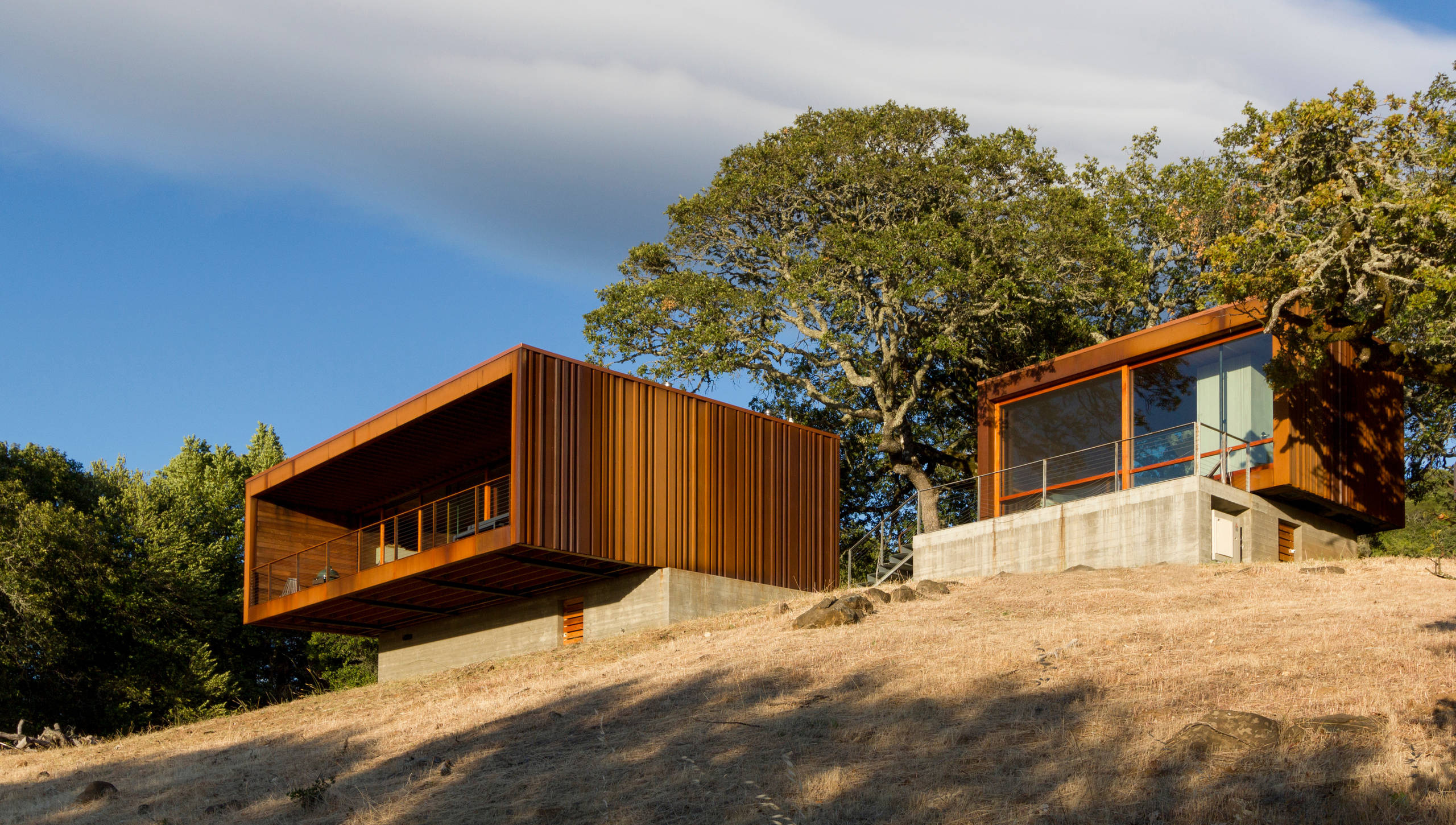 Houzz США: Модульный дом на одном из Калифорнийских холмов